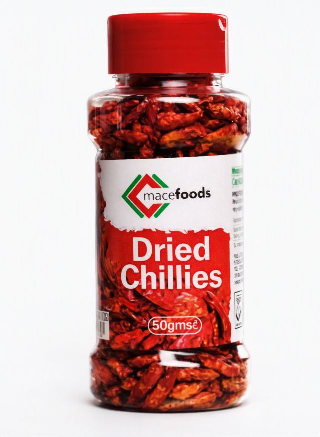 Mace African Birds Eye Chilli Whole 50G